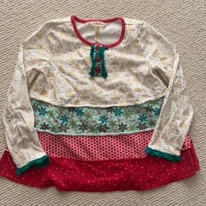 Matilda Jane Yuletide Memories Tunic Choose your own adventure collection. Sz 8